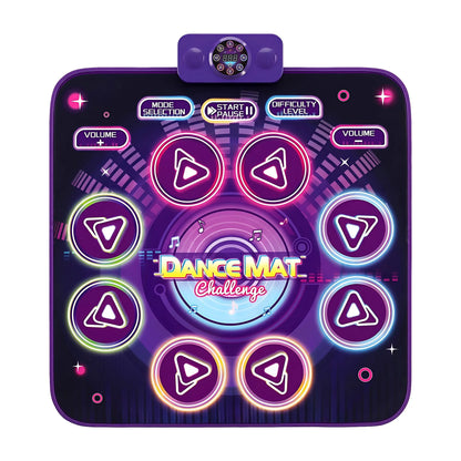 Keezi Dance Mat Toy for Kids Age 3-12 Electronic Dance Pad with Bluetooth 4 Game Modes Purple - Image 4