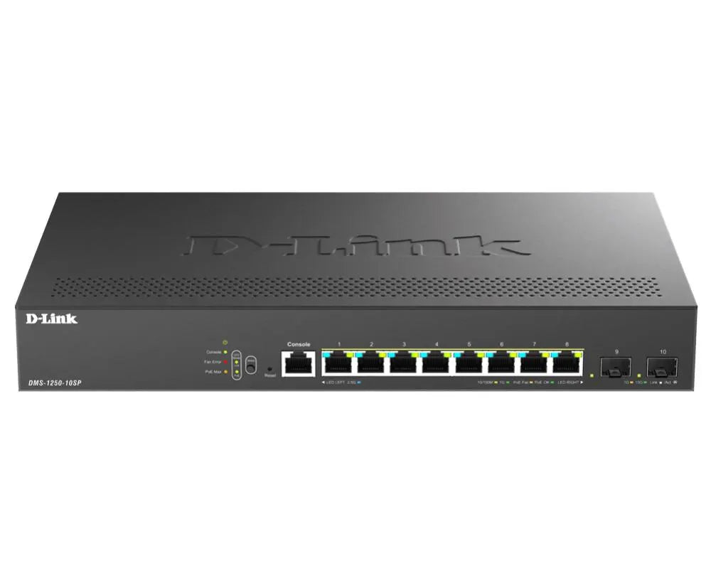 D-Link 8-Port Smart Managed SFP - Network - Switches