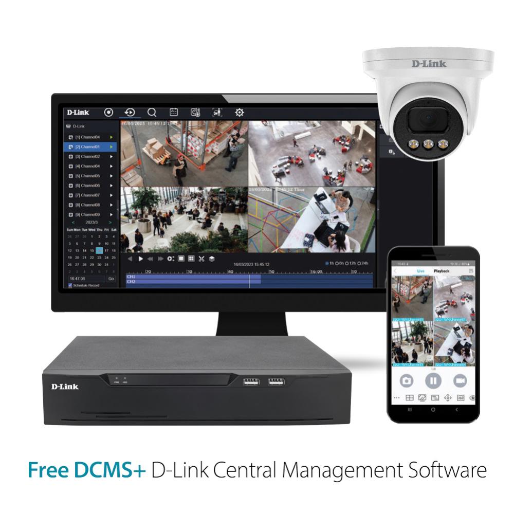 D-Link DCS-F4808E Vigilance 5 x 8MP Kit - Surveillance - IP Recorders - Image 3