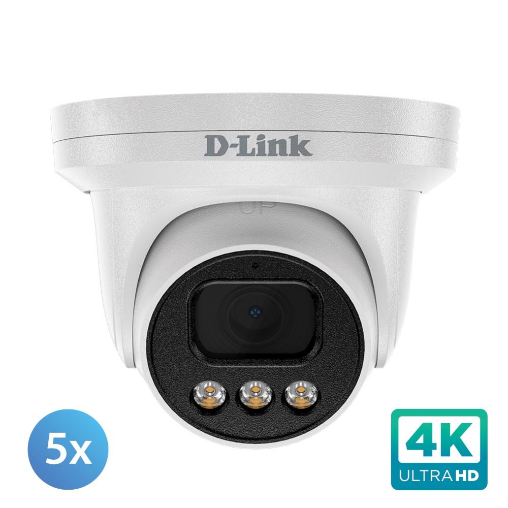 D-Link DCS-F4808E Vigilance 5 x 8MP Kit - Surveillance - IP Recorders - Image 4