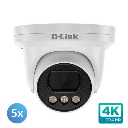 D-Link DCS-F4808E Vigilance 5 x 8MP Kit - Surveillance - IP Recorders - Image 4