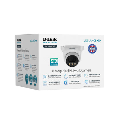 D-Link DCS-F4808E Vigilance 5 x 8MP Kit - Surveillance - IP Recorders - Image 7