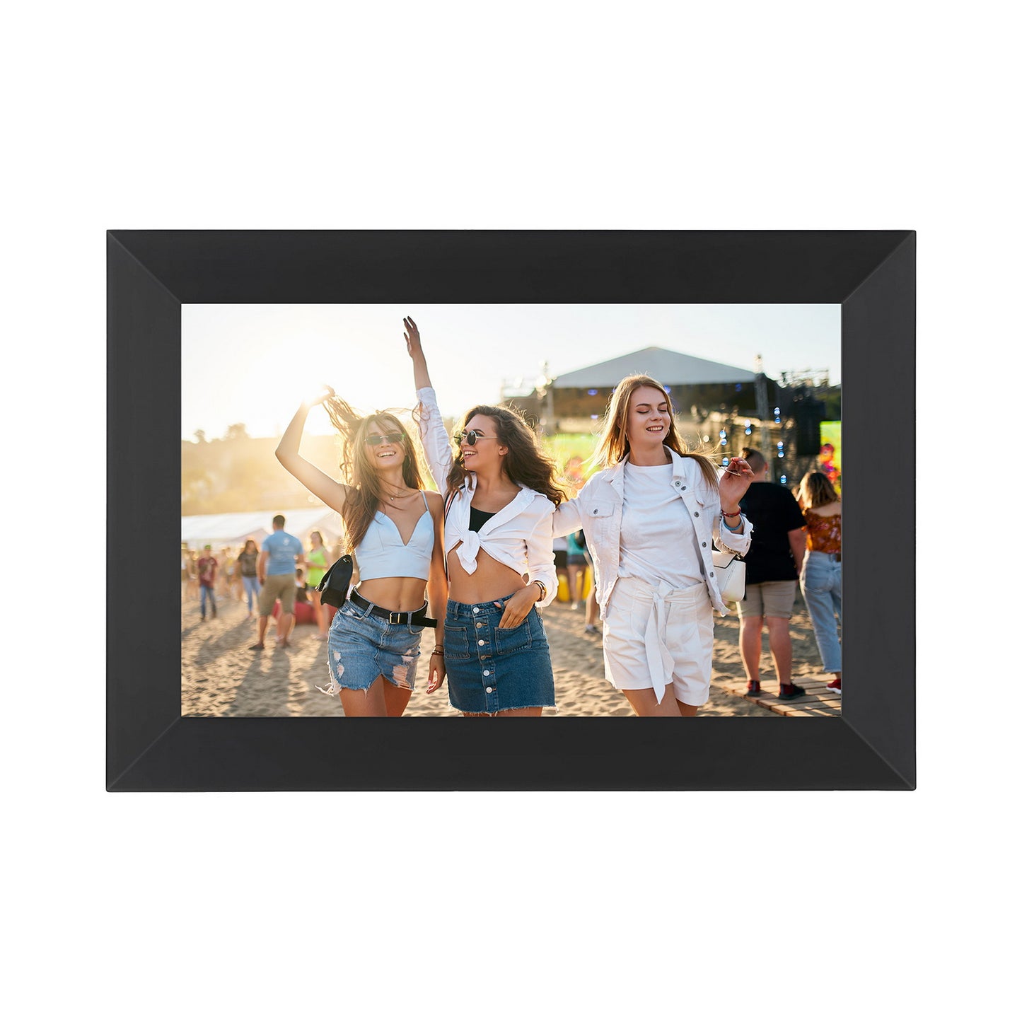 Artiss Digital Photo Frame 10.1 Inch WIFI Touch-Screen Picture Video Player 32G - Image 3