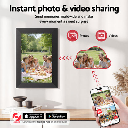 Artiss Digital Photo Frame 10.1 Inch WIFI Touch-Screen Picture Video Player 32G - Image 5