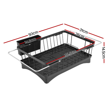 Cefito Dish Drying Rack for Kitchen Storage Organisation Kitchen Sink Organiser Dish Drainer - Image 2