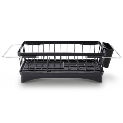Cefito Dish Drying Rack for Kitchen Storage Organisation Kitchen Sink Organiser Dish Drainer - Image 3