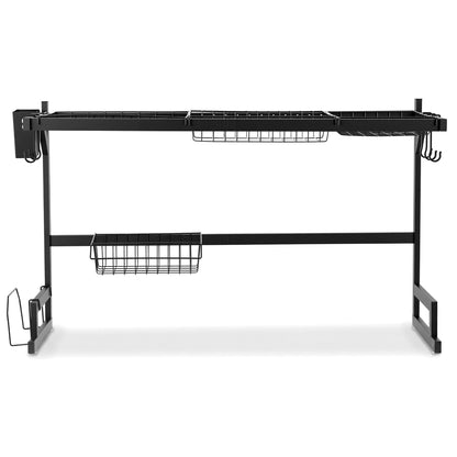 Cefito Dish Drying Rack for Kitchen Storage Organisation Kitchen Sink Organiser Dish Drainer - Image 3