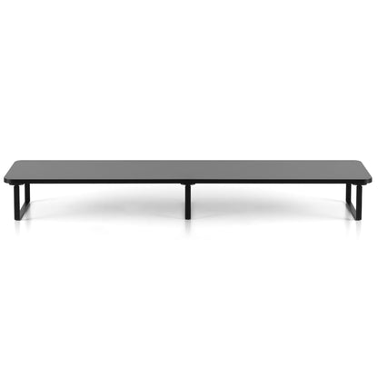 Artiss Dual Monitor Stand 100cm Riser Large Laptop Stand Desk Organiser Black - Image 3