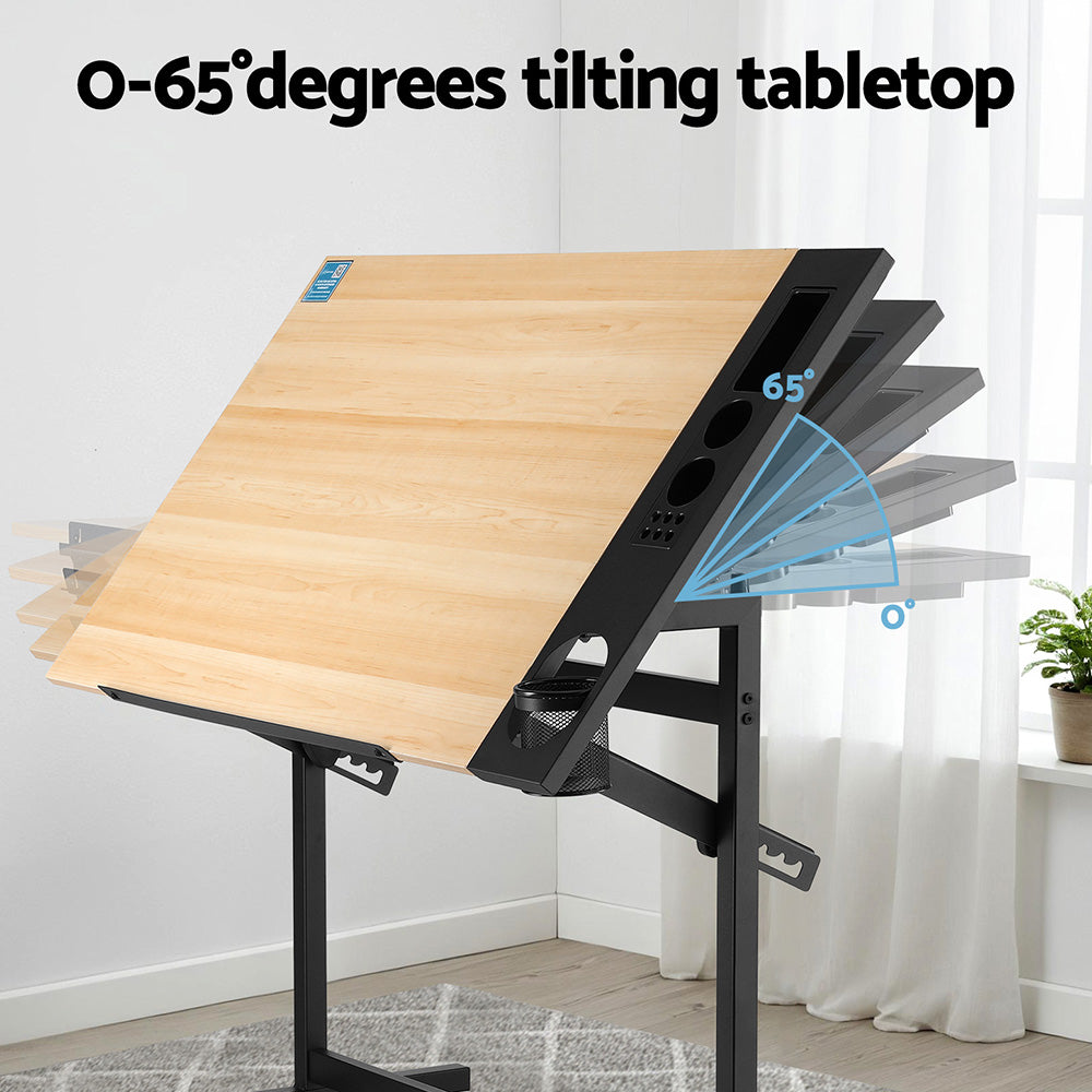 Artiss Drafting Table Drawing Desk Art Desk Multi-Functional Craft Drawing Table - Image 4