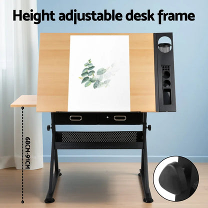 Artiss Drawing Desk Drafting Table - Image 4