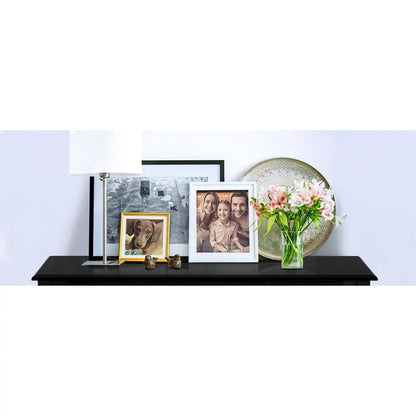 Artiss Console Table 3 Drawers Black Hamptons - Image 8