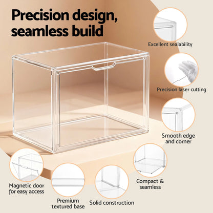 Artiss Clear Acrylic Display Case Box 2 Pack For Toys 54cm - Image 5