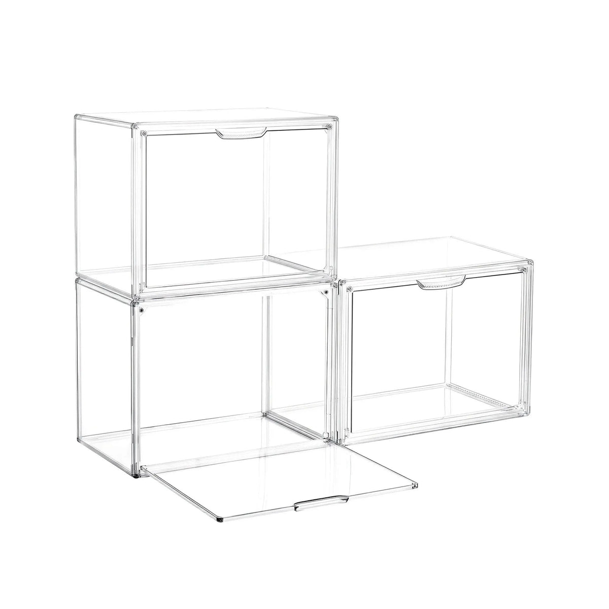 Artiss Clear Acrylic Display Case 3 Pack Toy Storage Box - Image 9
