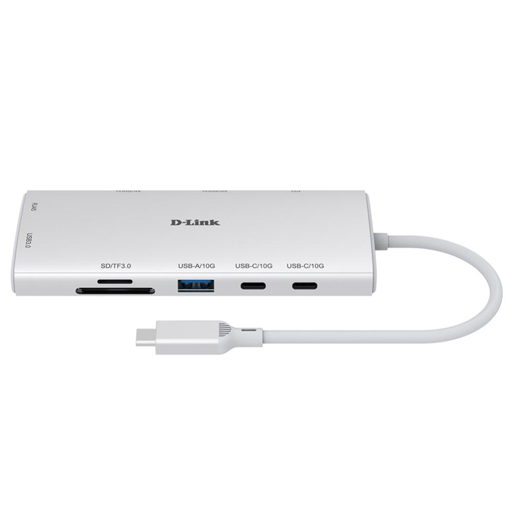 D-Link 10-in-1 USB-C Hub with Dual 4K - Network - Switches