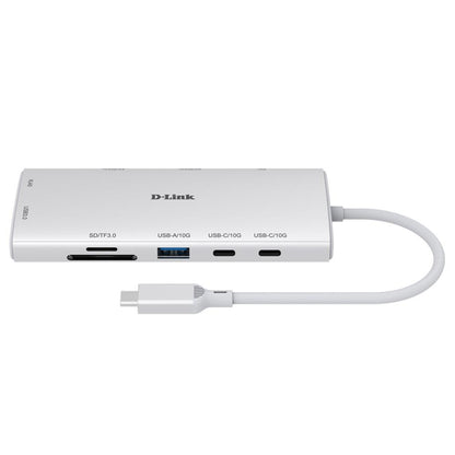 D-Link 10-in-1 USB-C Hub with Dual 4K - Network - Switches