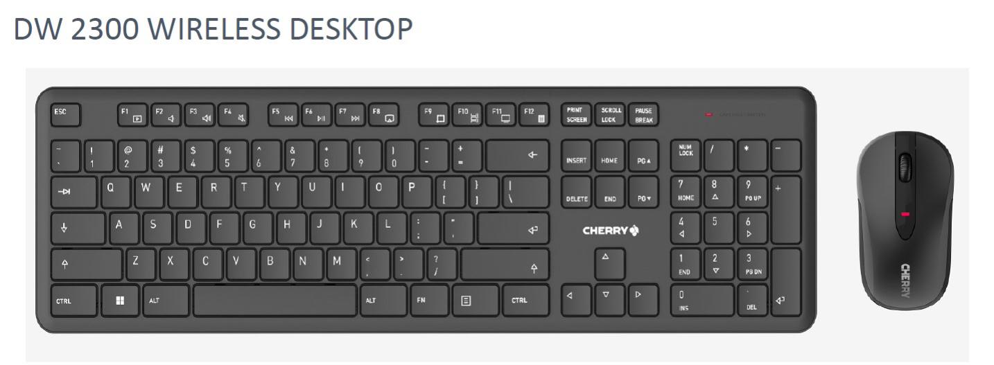 CHERRY DW 2300 Wireless KnM combo - Keyboards & Mice