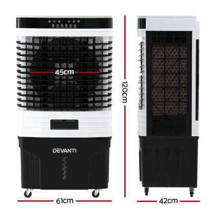 Devanti 60L Evaporative Air Cooler Conditioner - Image 2