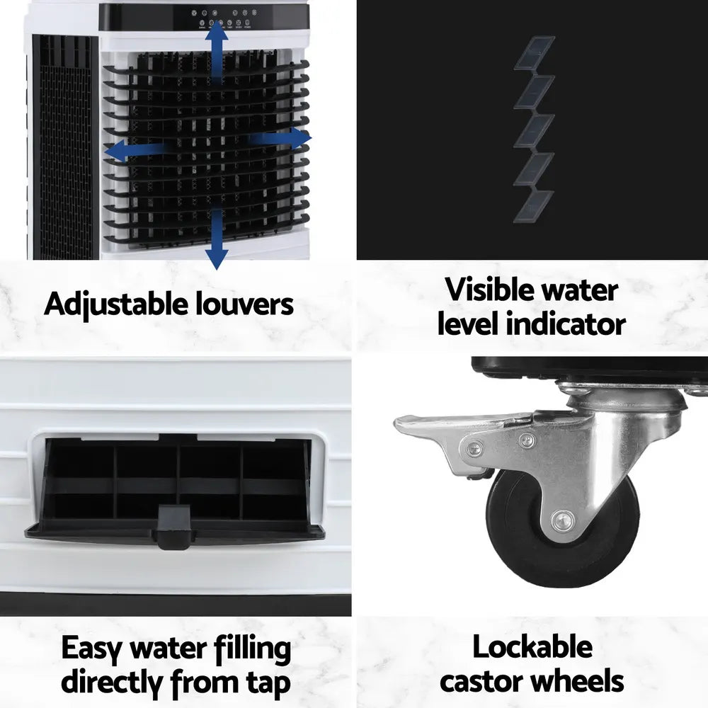 Devanti 60L Evaporative Air Cooler Conditioner - Image 6
