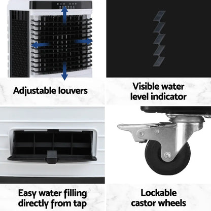 Devanti 60L Evaporative Air Cooler Conditioner - Image 6