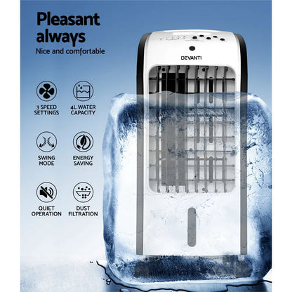 Devanti Evaporative Air Cooler Conditioner 4L - Image 5