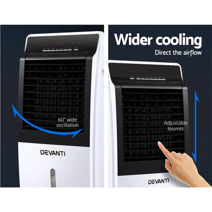 Devanti Evaporative Air Cooler Fan Conditioner 8L - Image 5