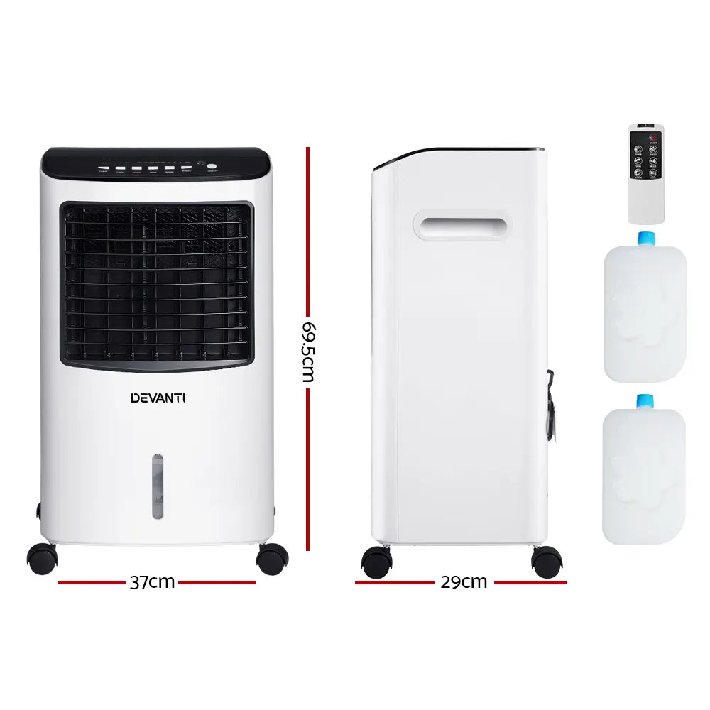 Devanti Evaporative Air Cooler Conditioner 8L - Image 2