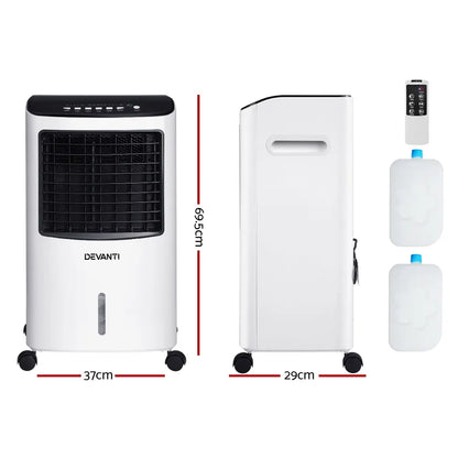 Devanti Evaporative Air Cooler Conditioner 8L - Image 2