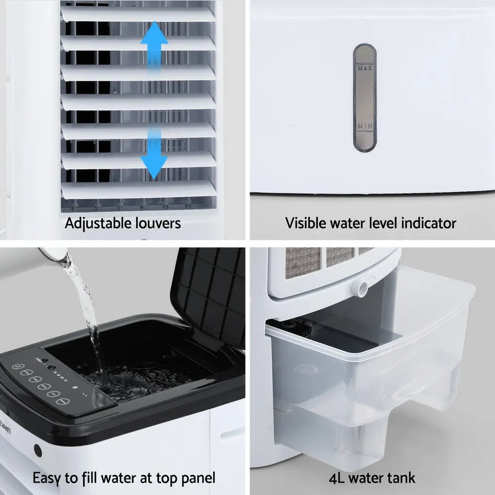 Devanti Evaporative Air Cooler Conditioner w/ Remote 4L - Image 8