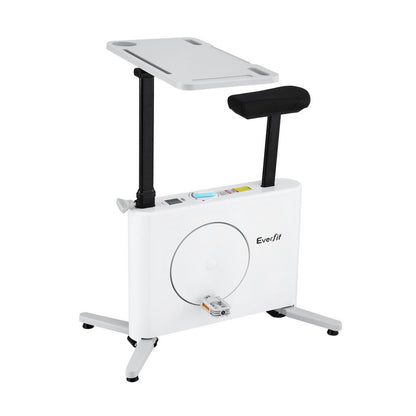 Everfit Exercise Bike Magnetic Desk Bike with Tabletop Fitness Home Workout Gym