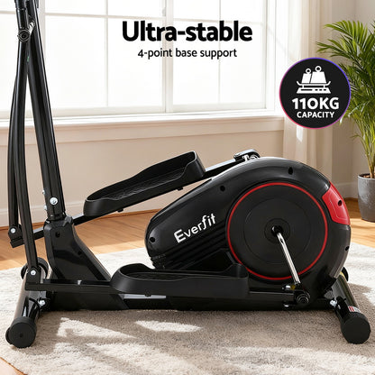 Everfit Exercise Bike Elliptical Cross Trainer Home Gym Fitness Machine LCD - Image 5