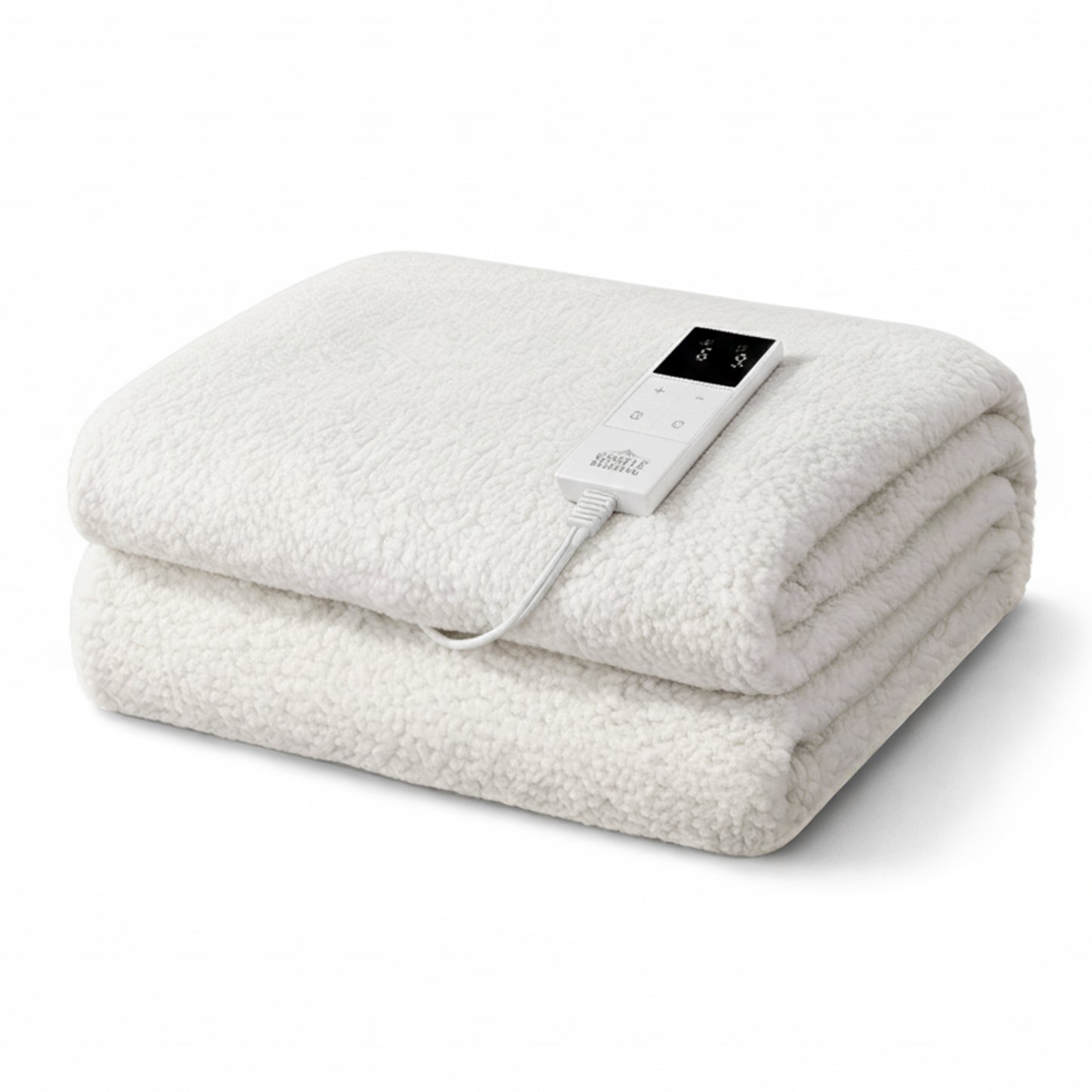 Giselle Electric Blanket LED Remote Sherpa Fleece Underlay Fully Fitted Machine Washable King Single - Image 2