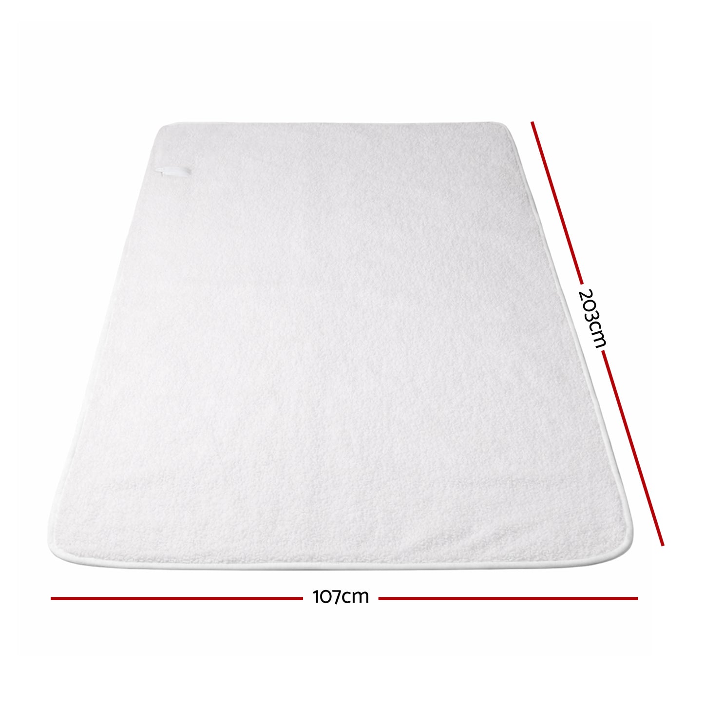 Giselle Electric Blanket LED Remote Sherpa Fleece Underlay Fully Fitted Machine Washable King Single - Image 3