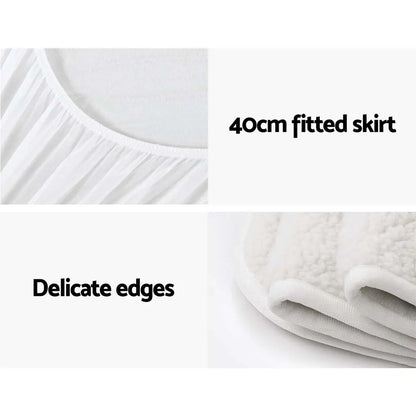 Giselle Bedding Double Size Electric Blanket Fleece - Image 7