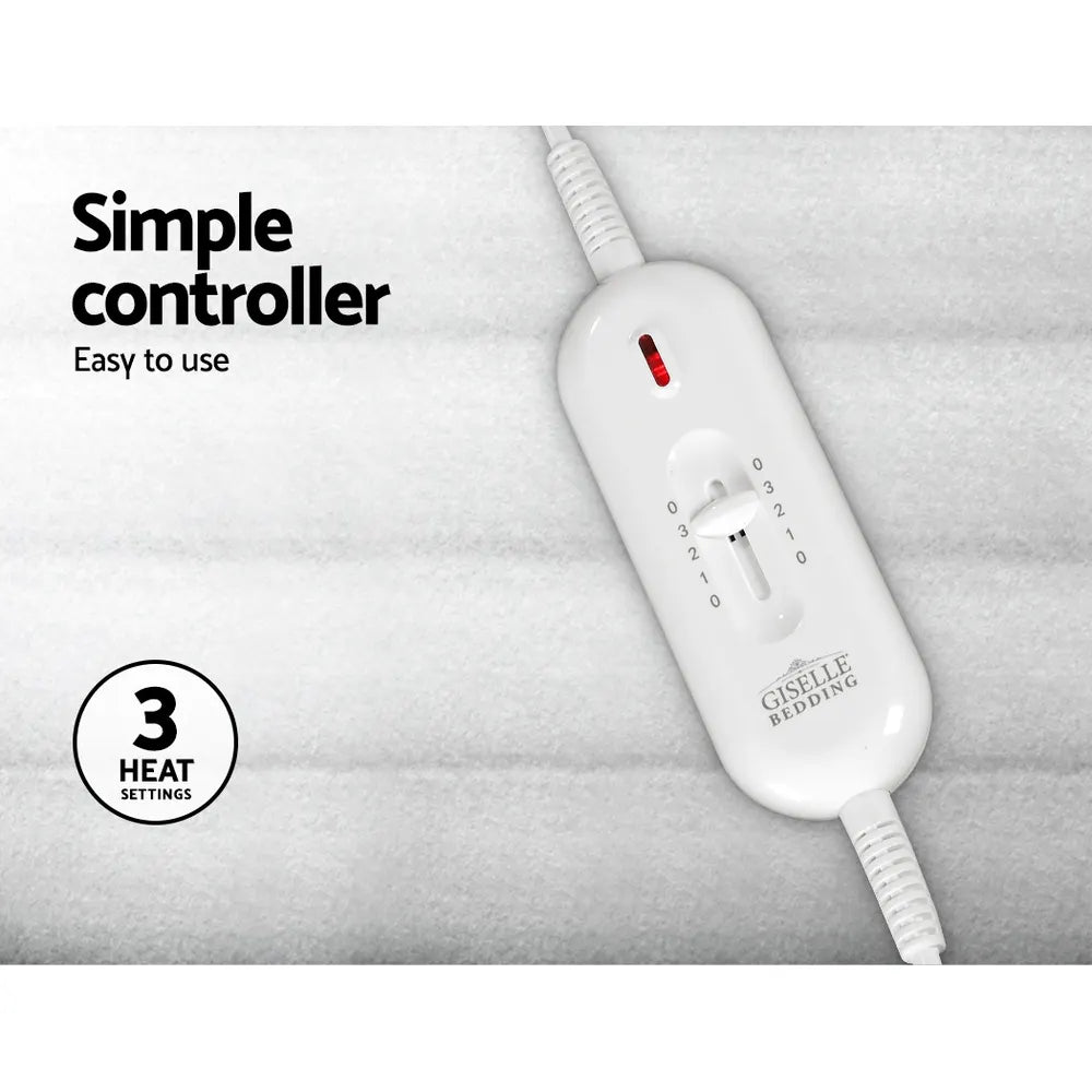 Giselle Bedding Double Size Electric Blanket Polyester - Image 5