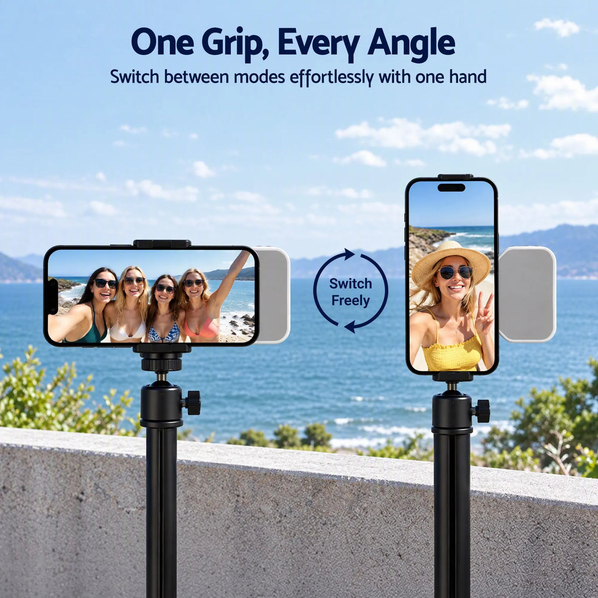 Devanti Magnetic Phone Camera Grip Ergonomic Hanlder Detachable Bluetooth Remote - Image 7