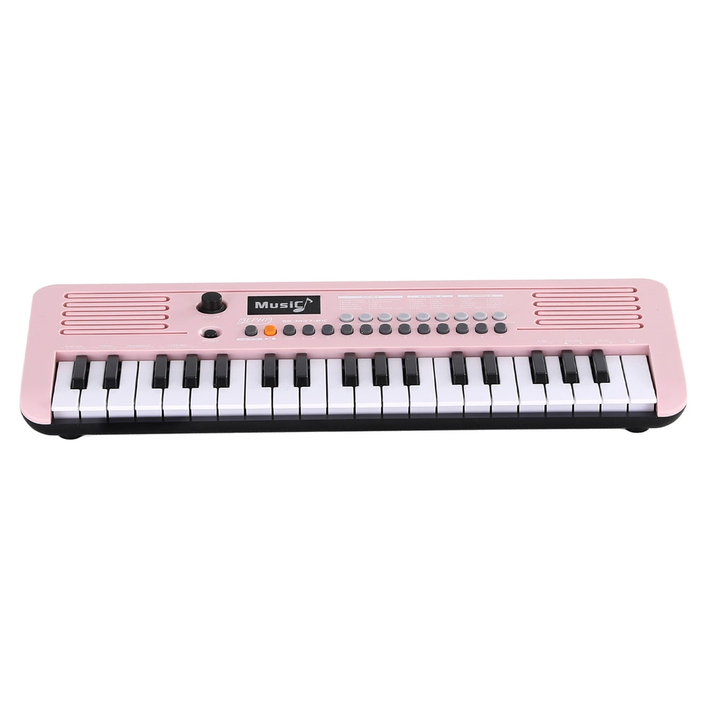 Alpha 37-Key Digital Piano Keyboard for Kids Beginners Electronic Keyboard Piano Gift Pink - Image 3