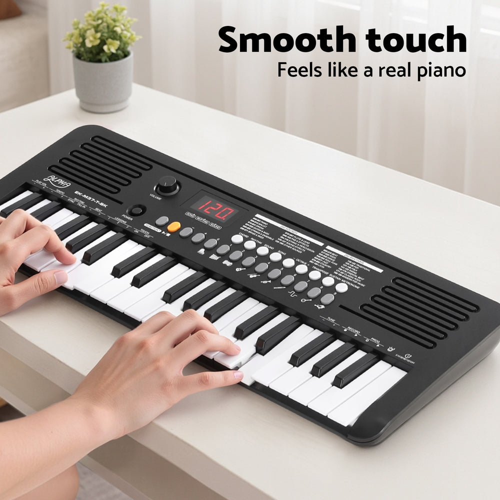 Alpha 37-Key Digital Piano Keyboard Electric Black - Image 5