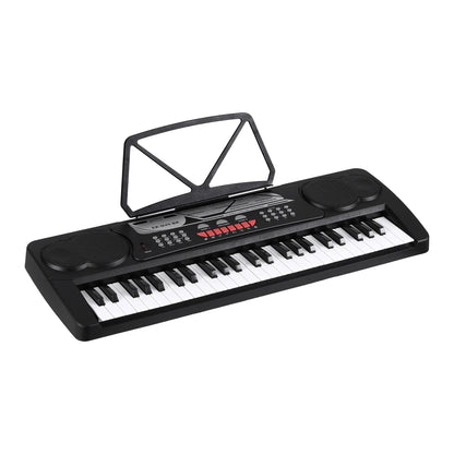 Alpha 49 Key Electronic Keyboard Portable Digital Piano Musical Instrument Black - Image 2