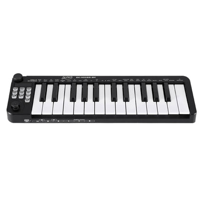 Alpha 25-Key MIDI Keyboard Controller Portable USB Laptop Black - Image 3
