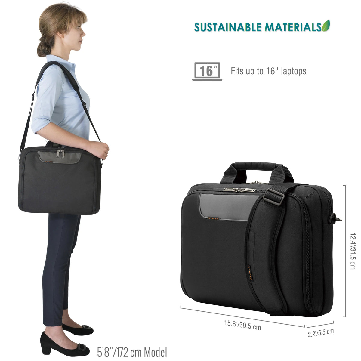 Everki Advance Eco Laptop Bag 16" - Bags, Cases & Covers - Image 2