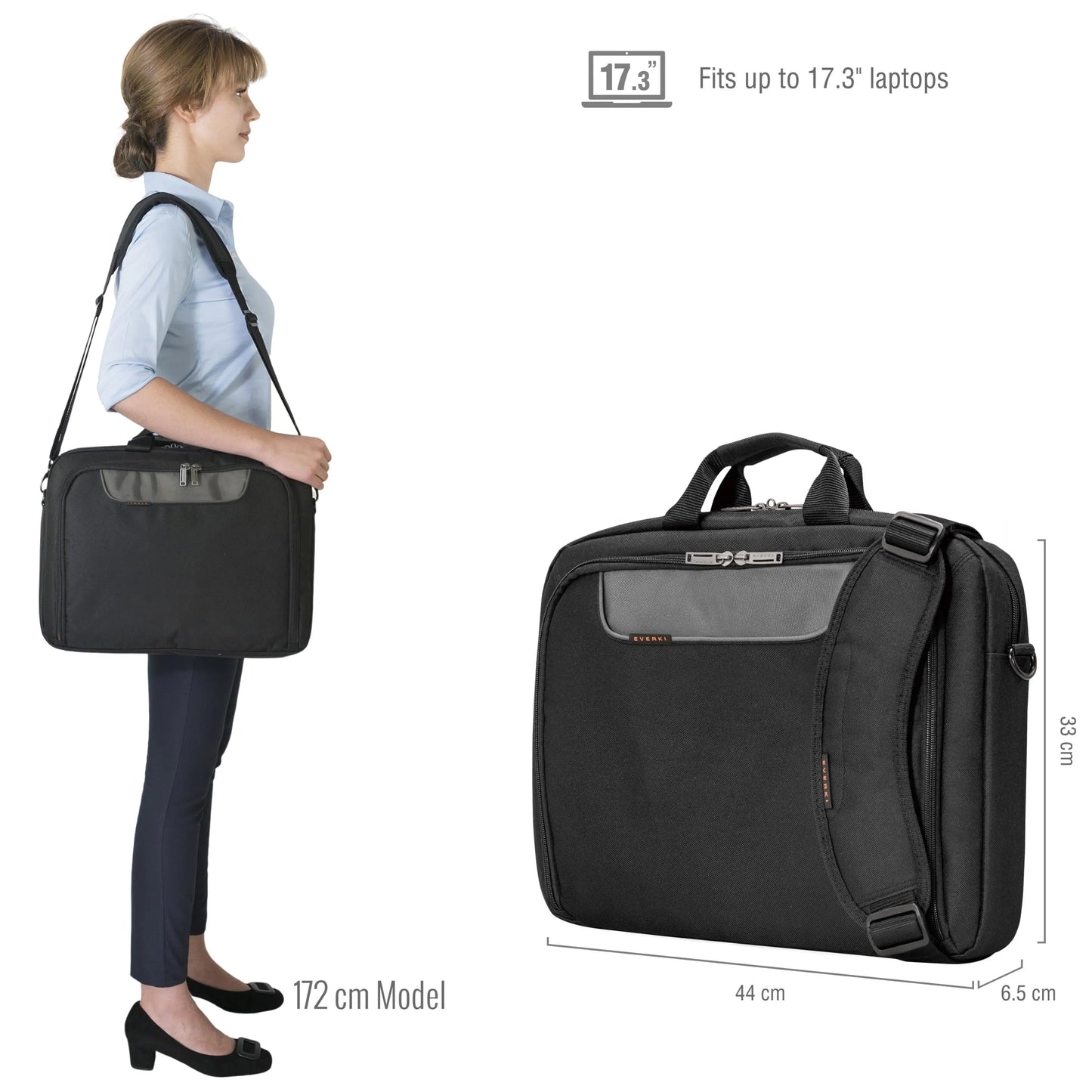 Everki Advance Laptop Bag 17.3" - Bags, Cases & Covers - Image 2