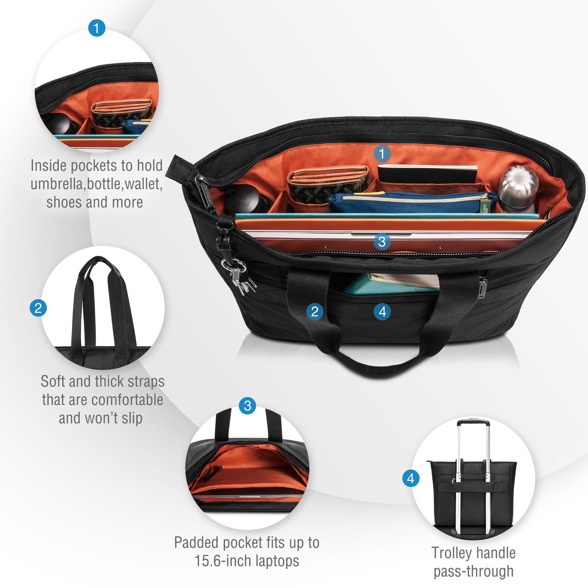 Everki Business 418 Laptop Bag 15.6" - Bags, Cases & Covers - Image 2