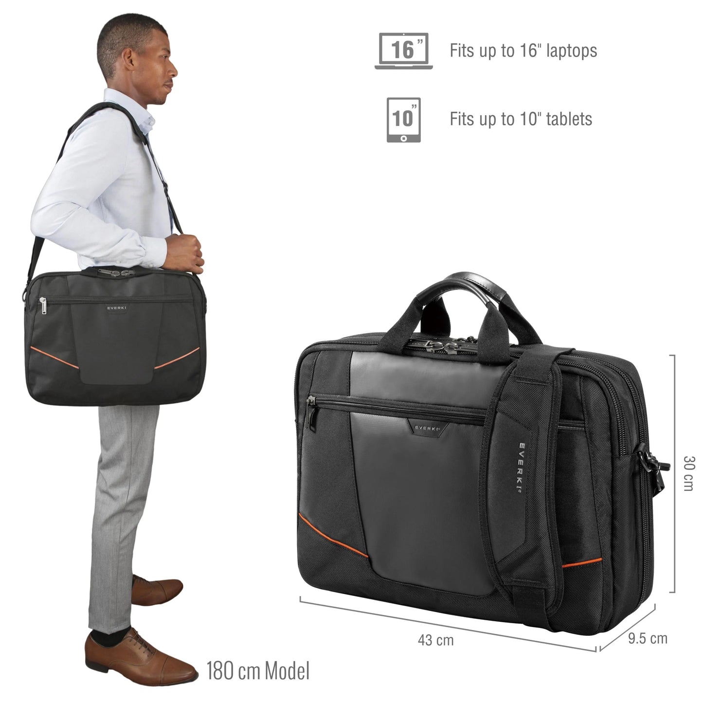 Everki Flight Friendly Laptop Bag 16" - Commercial Bags, Cases & Covers - Image 2