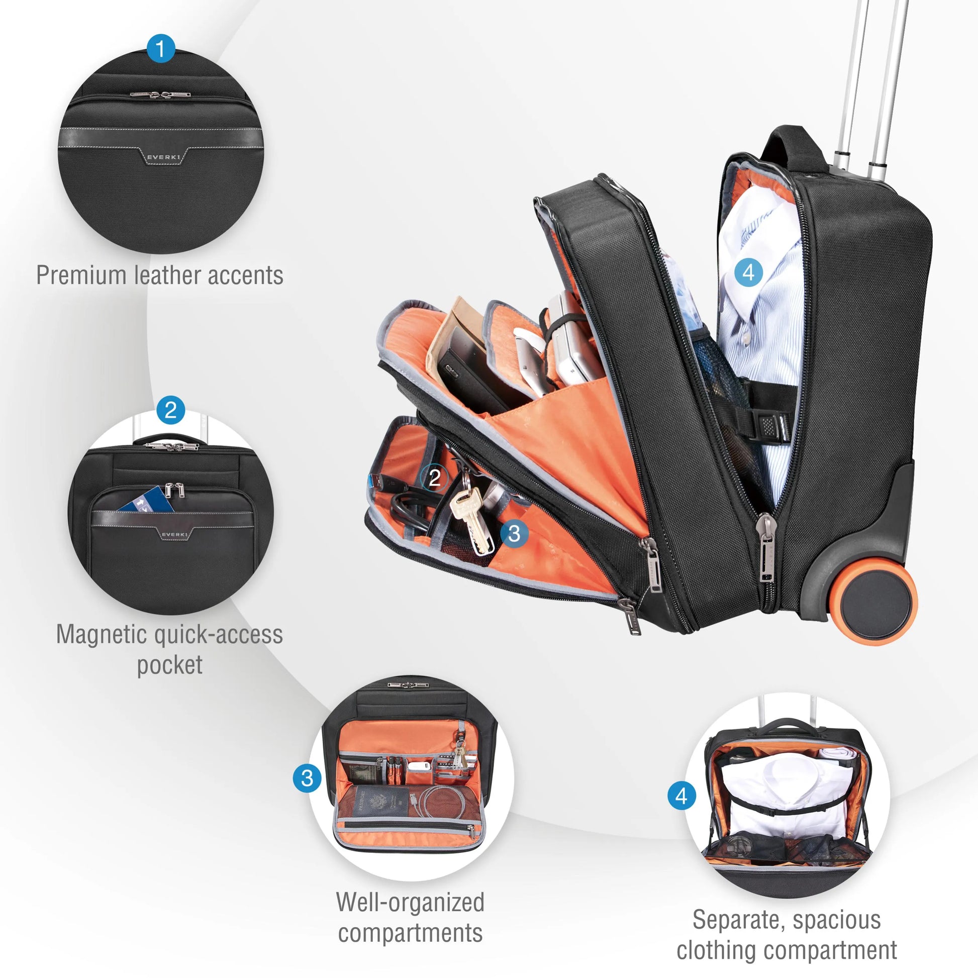 Everki Journey Laptop Trolley Bag 16" - Commercial Bags, Cases & Covers - Image 3