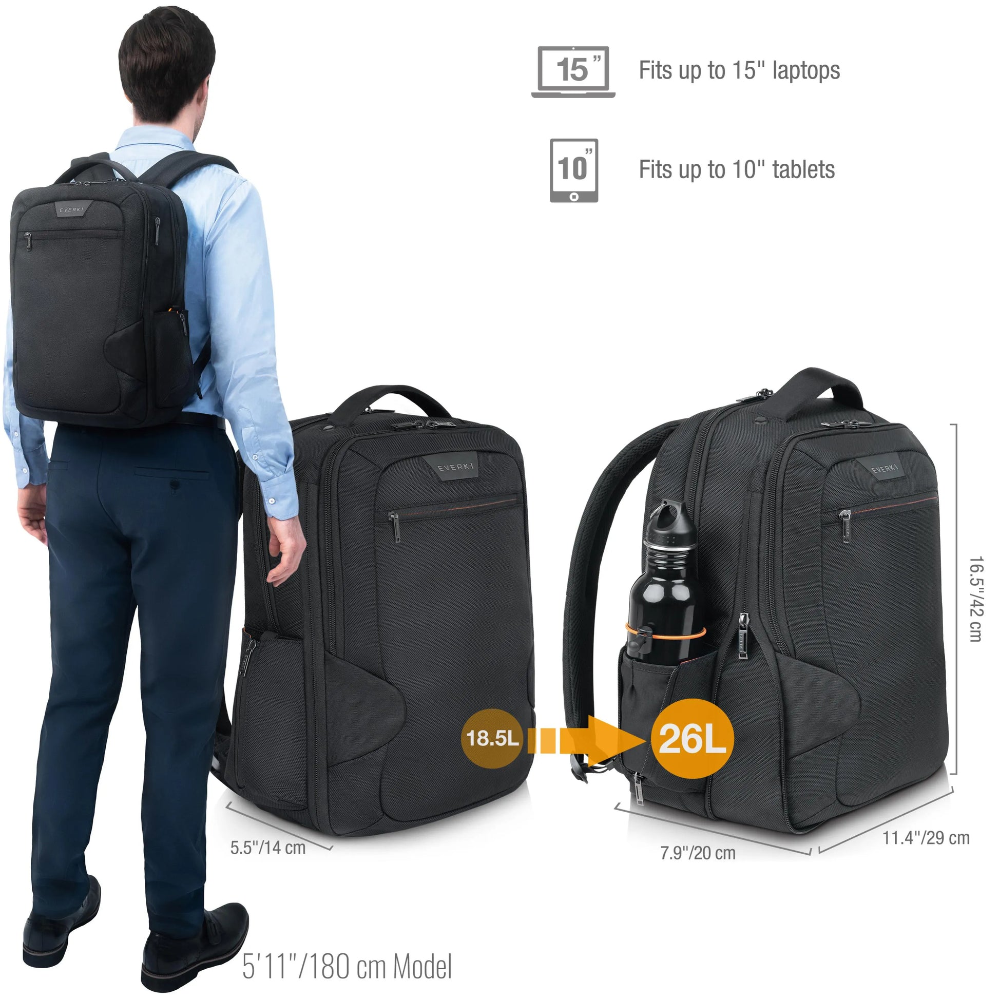 Everki Studio Eco Laptop Bag 15" - Commercial Bags, Cases & Covers - Image 3
