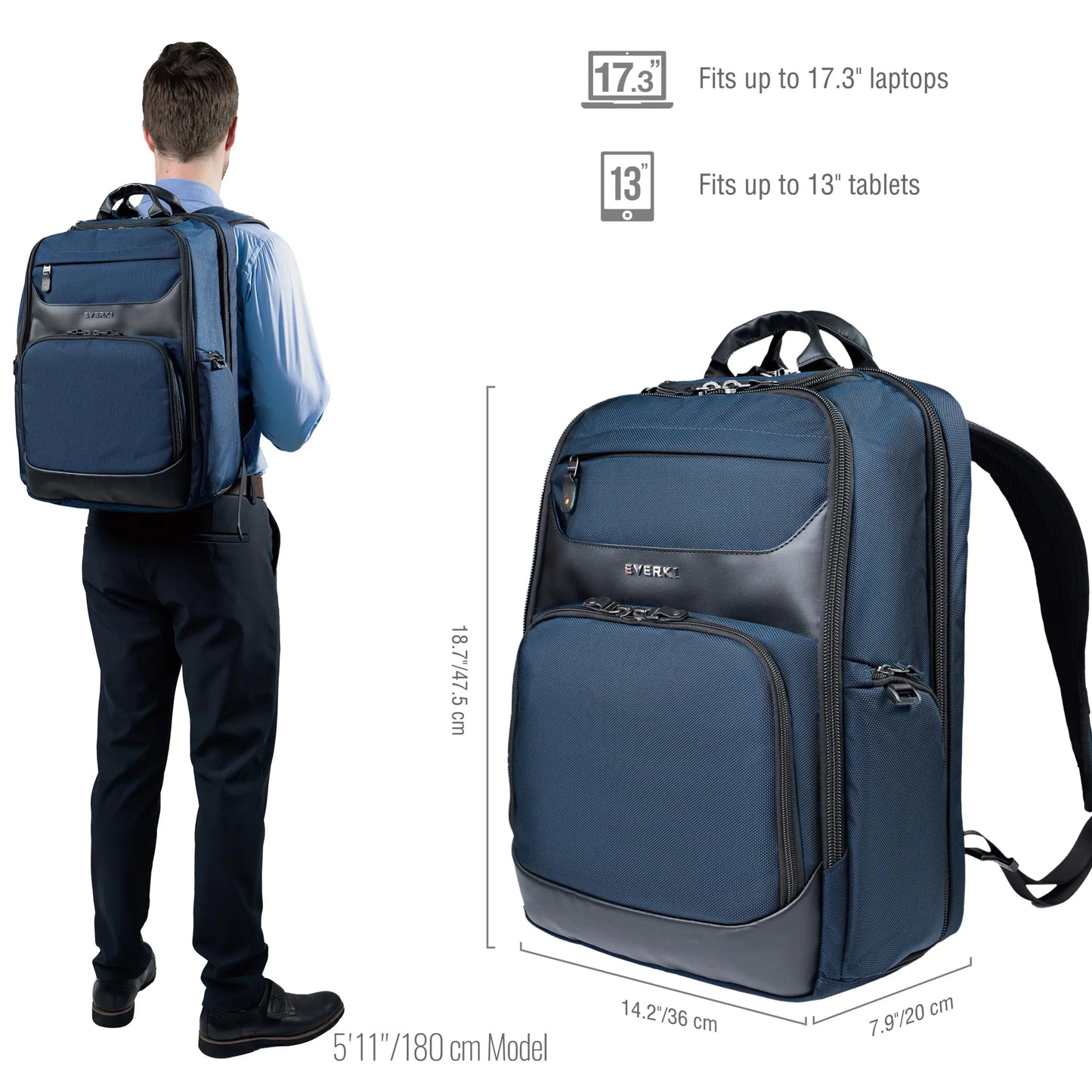 Everki Onyx Premium Travel - Navy - Commercial Bags, Cases & Covers - Image 2
