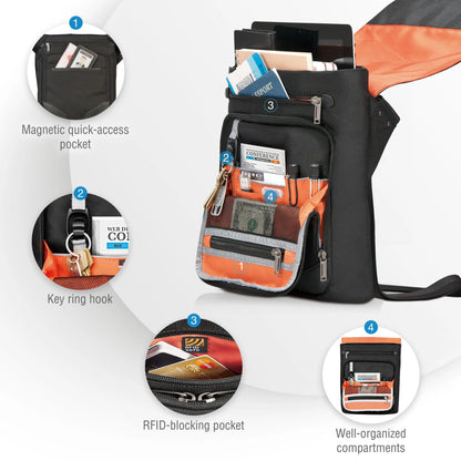 Everki Venue XL Premium RFID Mini Msngr - Commercial Bags, Cases & Covers - Image 4