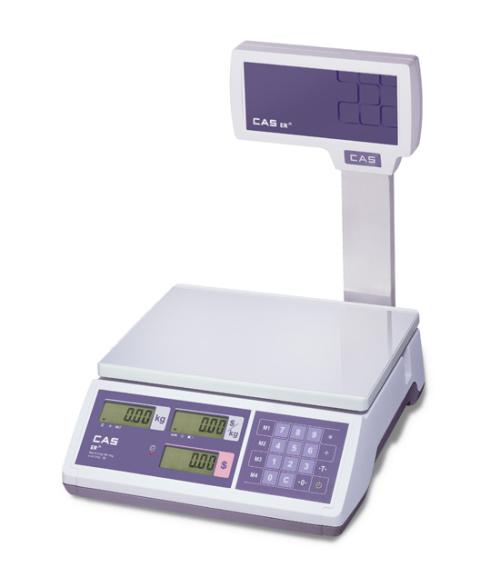 CAS ER JUNIOR 15KG SCALE W/POLE - Scales