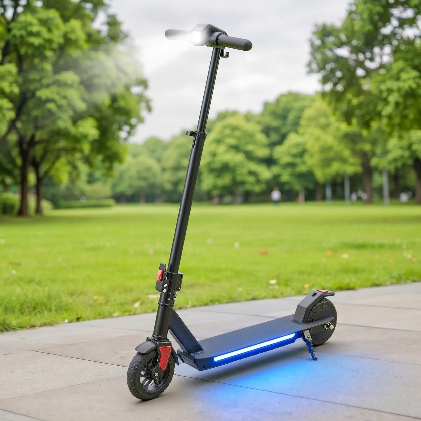 Electric Scooter 180W 18KM/H Foldable Height Adjustable Portable Riding Commuter Teens Adults - Image 9