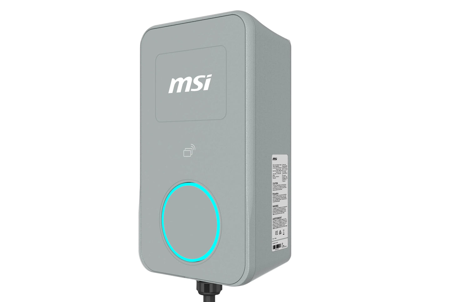 MSI Eco Life Home 22kW (Gray), 22kW 3-phase 380–415V 32A; 7/11kW 1-phase; OCPP2.0.1; IP65/IK08; 5... - Image 2